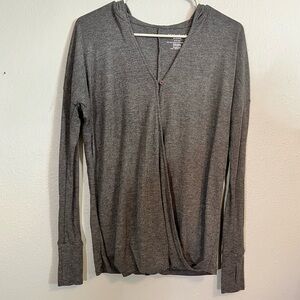 Motherhood Nursing Women's Wrap Hoodie Top Size Small